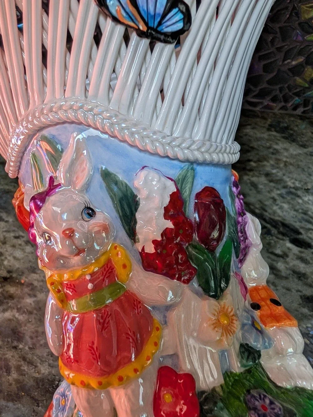 vintage CHRISTOPHER RADKO dapper hare vase